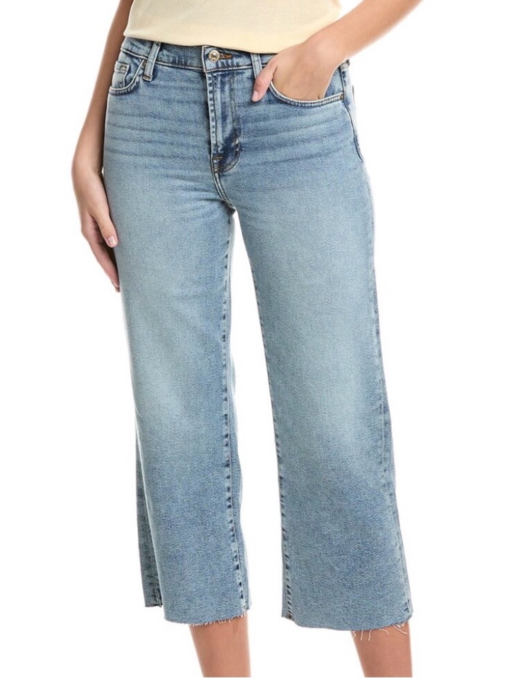 7 For All Mankind Luxe Vintage Alexa Love Soul Cropped Trouser Jean